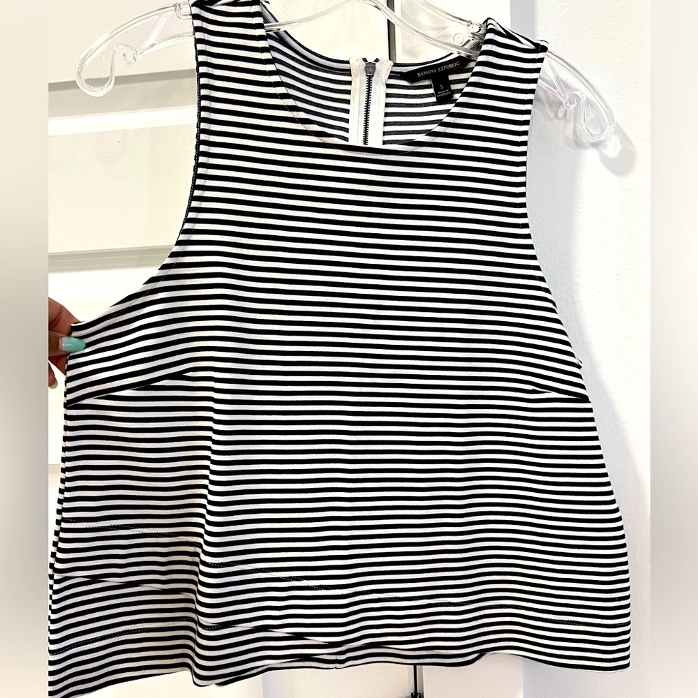 Banana Republic striped blouse